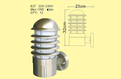ĐÈN TƯỜNG INOX ROL264